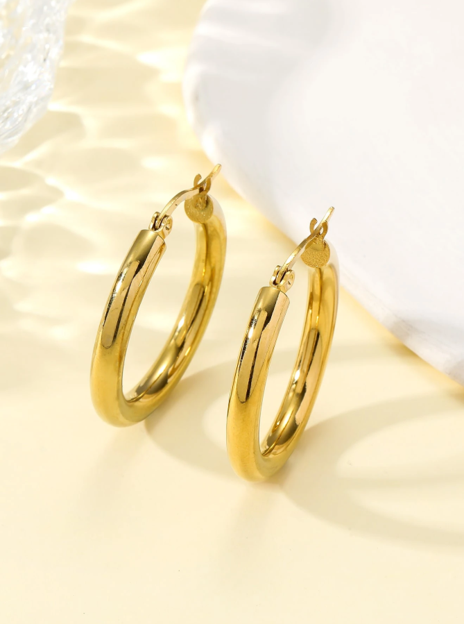 Pendientes Aros Gruesos LUNA