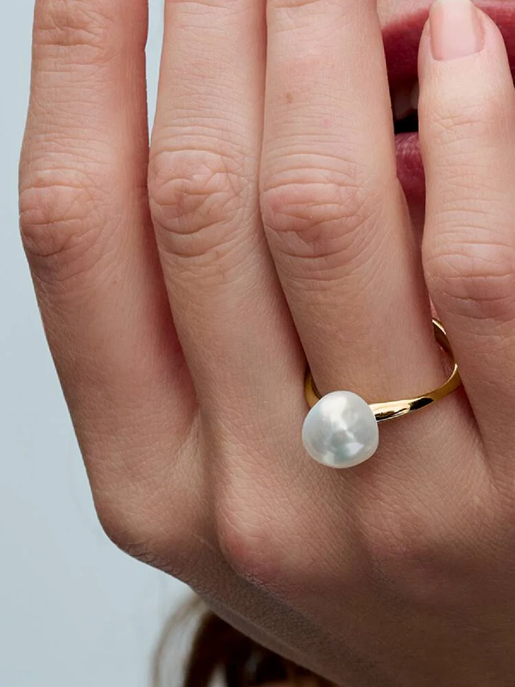 Anillo con perla ETERNA - Imagen 2