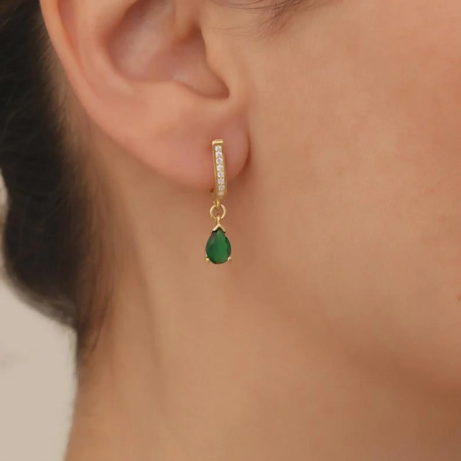 Set pendientes y collar ESMERALDA - Imagen 4